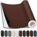 Leather Repair Patch, 35X79 Inch Repair Patch Self Adhesive Waterproof, DIY Large Vinyl Patches for Couches, Furniture, Kitchen Cabinets, Wall （Brown, 35X79 Inch）