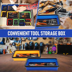 12 Pcs Collapsible Magnetic Parts Tray Set Foldable Tool Tray Storage Organizer Magnetic Tray 3 Different Size Collapsible Bowl for Screw, Bolts, Nuts, Washers, Pins, Tool Gifts for Men