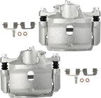cciyu Front Left & Right Brake Calipers Assembly w/Bracket 19B2090 19B2091 1998 1999 2000 2001 2002 For Honda For Accord