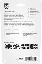 GEAR AID Tenacious Tape Gear Patches for Jacket Repair