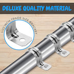 OHLECTRIC Heavy Duty Pipe Strap (20 Pack - 1-1/2 Inch) Zinc-Plated Steel EMT Conduit Clamps - 1 Hole Reinforced Rib Design - Snap-On Installation - Metal Pipe Strap for EMT Conduits