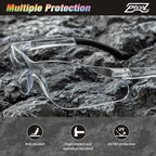 Safety Glasses Bulk Pack ANSI Z87.1 Scratch Resistant Polycarbonate Clear Glasses for Women Man Lab Goggles UV Eye Protection