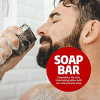 Dr. Squatch Natural Bar Soap for Men - Cold Process Soap with No Harsh Chemicals - Sandalwood Summit (5 oz, 3-Pack)