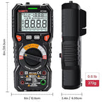 KAIWEETS Digital Multimeter TRMS 6000 Counts Voltmeter Auto-Ranging Fast Accurately Measures Voltage Current Amp Resistance Diodes Continuity Duty-Cycle Capacitance Temperature for Automotive