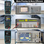 HANMATEK 3 in 1 Handheld Oscilloscope Multimeter 100Mhz Waveform Generator Oscilloscope with 2 Channels 3.5"TFT, HO102S Professional oscilloscope Multimeter with Memory Function