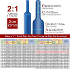Chanzon 2:1 Ratio 25/32" (20mm) Heat Shrink Tubing 3.3Ft Roll (1M Total Length) Blue Polyolefin Sleeving Wrap Shrinking 2 to 1 1pcs