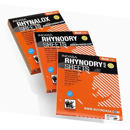 Buy Indasa Red Line Rhynodry Heavy Duty Sanding Sheets, 5 Series (5-40)