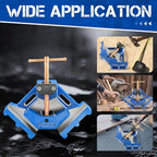 W04C Ductile Iron Welding Machine Angle Clamp, Heavy Duty Right Angle 90 Degrees Welding Clamps for Woodworking Corner Miter Clamp