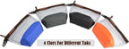 WELKINLAND 10-Inch Clear Tool Pouch Organizer - 4 Pcs Zipper Tool Bags