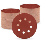 5 Inch 8 Hole Sanding Discs, 150 PCS 320 Grit Hook and Loop Sandpaper, Round Aluminum Oxide Sand Paper Discs for Random Orbital Sander