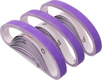 1/2 x 12 Inch Replacement Belts for Work Sharp, 30 Pcs 400 Medium Grit Knife Sharpener Sanding Belts Kit for Official Work Sharp (WSKTS & WSKTS-KT/Mk.1 & Mk.2) Knife & Tool Sharpener