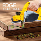 Cordless Handheld Planer Compatible with Dewalt 20V Max Battery(No Battery) Electric Power Planer, Brushless 15000RPM Portable 3-1/4 Inch Power Wood Planer for Woodworking,Carpenter Home DIY