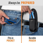 Multitool 15-in-1 with Safety-Locking, Stainless Steel Multi Tool Pliers, Functional Pocket Knife (EDC) for Outdoors, Camping, Hiking, Fishing, Simple Repir, Gift for Father, Husband Brother Boyfriend