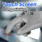 Schwer 3 Pairs ANSI A6 Cut Resistant Gloves CR7120 Cut Proof Work Gloves, Touchscreen, for Men and Women Used for Woodworking, Glass Cutting, Construction, Cargo Handling, Car Repair, XS