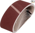 HARFINGTON 3 x 21 Inch Sanding Belts, 12 Pcs 240 Grits Aluminum Oxide Abrasive Belt Sander File Belt for Woodworking, Metal Polishing, Knife Sharpener