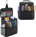 Lifewit Mesh Shower Caddy Bag Portable College Dorm Room Essentials Caddy Tote Basket for Bathroom, Gym, Travel, Camping Quick Dry Hanging Shower Organizer Toiletry Bag for Women Wen, Large, Black
