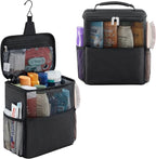 Lifewit Mesh Shower Caddy Bag Portable College Dorm Room Essentials Caddy Tote Basket for Bathroom, Gym, Travel, Camping Quick Dry Hanging Shower Organizer Toiletry Bag for Women Wen, Large, Black