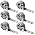 6 Pack 25FT Tape Measurement Stainless Steel Retractable Measuring Tape Double Side Scale with Laser Measure for Household Agricultural Industrial Woodworking (6)