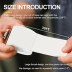 Waterproof Repair Tape for Fabric,RV Awning,Boat Covers,Tents,Tarp,Heavy Duty Outdoor Repair Patch - 2.8IN x 30FT（White）