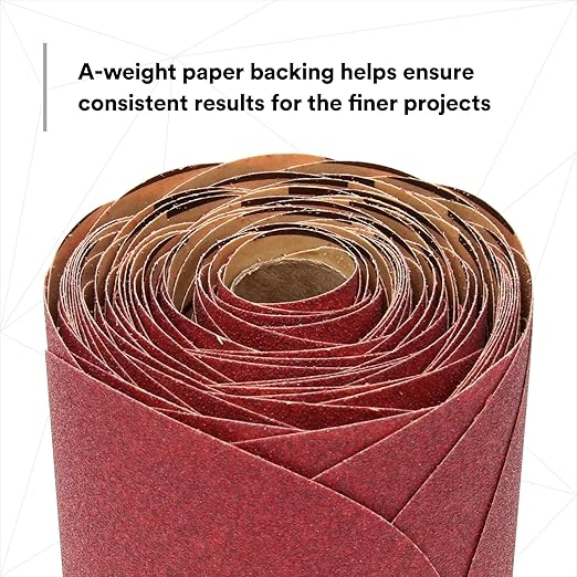 3M Red Abrasive Stikit Disc, 01116, 6 in, P80, 100 discs per roll