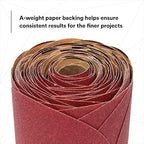 3M Stikit Red Abrasive Sanding Discs, 01111, No Hole, 6 in, 220+ Grade, Pack of 100 Discs, for Auto Sanding, Primer Sanding, E-Coat Sanding
