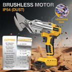 Cordless Metal Shears for Dewalt 20V Max - 14GA Steel Metal Cutter, 360° Pivoting Head, 400Nm Torque Cutting Stainless Sheet, Iron, Carpet, Leather, Cardboard(NO Battery)