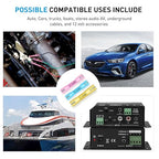 Nilight 200PCS Heat Shrink Butt Connectors – Waterproof Wire Connectors - Automotive Marine Grade Electrical Terminals – Crimp Butt Splice Terminal Kit