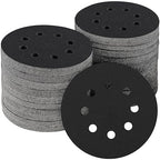 100PCS 5 inch Silicon Carbide Sanding Discs 150 Grit, Wet Dry Orbital 5 Sander Hook and Loop Sandpaper Disc, Best for Metal,Automotive,Wood Polishing