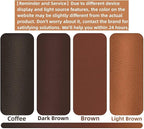 Leather Repair Patch, 17X79 Inch Repair Patch Self Adhesive Waterproof, DIY Large Vinyl Patches for Couches, Furniture, Kitchen Cabinets, Wall （Dark Brown, 17X79 Inch）