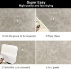 Leather Repair Patch Self-Adhesive Leather Patches for Furniture Couch Sofa Car Seats, PU Vinyl Leather Repair Tape Kit to Fix Office Chairs, Cabinets, Handbags (Light Gray, 3.9 X 78.7 inch)