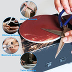 Twotrees Mini Disc Sander 6-Inch, 1.2x15in Belt Bench Grinder, Dual Motor Adjustable Speed Electric Sander Suitable for Diy Grinding of Metal, Wood, Aluminium, Etc