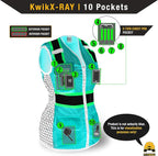 KwikSafety - Charlotte, NC - FIRST LADY Safety Vest for Women, High Visibility Reflective Strips, Meets ANSI & OSHA