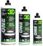 3D One Car Scratch & Swirl Remover Hybrid Rubbing Compound & Polish Buffing Compound for True Paint Correction 32oz Made in USA