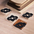 Pack of 9 Radius Jig Router Templates Corner Radius Routing Templates,Routing Rounded Corners Router Bit Templates for Woodworking Routing (8+18 Radius Set)