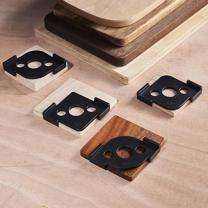 Pack of 9 Radius Jig Router Templates Corner Radius Routing Templates,Routing Rounded Corners Router Bit Templates for Woodworking Routing (8+18 Radius Set)