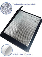 HVAC Pipe Insulation Wrap 3 Layers Flexible AC Line Insulation Cover 72 X 10.2 Inch Air Conditioner Hose Insulation Sleeve for Outdoor Mini Split