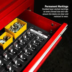 SST - Identibolt XL - Threadchecker for Large Sized Nuts and Bolts - Imperial SAE and Metric Threads - 20 Nuts & Bolts Identifier - from 9/16" to 1" & 16mm to 24mm - in. and Cm. Rulers - Made in USA