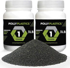 Polly Plastics Rock Tumbler Grit and Polish Refill Media Kit | 4-Steps Supplies for Tumbling and Polishing Stones | Professionals Adults and Kids | Polish 20lbs of Rocks (Bulk Stage 1 Refill)