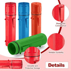 Zonon 4 Pcs Electrode Rod Storage Tube 14 Inch Airproof and Waterproof Welding Rod Holder for Canister(Red,Blue,Green Orange)