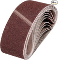 HARFINGTON 3 x 21 Inch Sanding Belts, 6 Pcs 60 Grits Aluminum Oxide Abrasive Belt Sander File Belt for Woodworking, Metal Polishing, Knife Sharpener