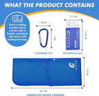 4 Pack Cooling Hoodie Towels for Neck and Face, UPF 50 Sun Protection & Instant Cooling, Ice Towels for Hot Weather, Soft Breathable Towel for Sport, Work Out, Gym, Camping & More Activities