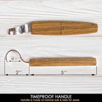 BeaverCraft Spoon Carving Hook Knife SK1 - Spoon Carving Tools Right-Handed - Crooked Whittling Knife for Spoons Kuksa Bowls and Cups, Whittling Tools for Beginners and Professional Carvers