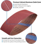 3 x 21 inch Belt Sander Sanding Belts, 120 Grit 3 inch x 21 inch Aluminum Oxide Belt Sander Belt for Belt Sander, 24 Pack(3x21in, 120 Grit)