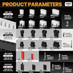 SOMELINE Crimp Tool Connector Kit, 27 Types, 32-20 AWG Crimper, JST-XH/SM/SYP 2.5mm and Du Pont 2.54mm Connector kit, Crimping Pliers for JST, Du pont, KF2510, Molex, AMP EI Series