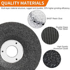 2" Die Grinder Grinding Wheel 15 Pcs,2 inch Grinder Disc with Mounting Mandrel Holder 3/8" & 1/4" Arbor Hole with 1/4" Shaft Shank for General Purpose Metal & Stainless Steel, Aluminum Oxide Grinding