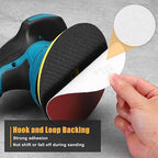 50 Pcs 7 Inch Sanding Disc 40/60/80/100/120/150/180/240/320/400 Grit Round Hook and Loop Sandpaper for Random Orbital Sander Automotive Car