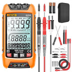 ANENG Digital Multimeter Smart Testers TRMS 9999 Counts Anti-Burning Ohm Amp Volt Meter Measures NCV,AC/DC Current/Voltage,Resistance,Continuity,Capacitance,diodes,Auto-ranging Electrical Tools