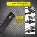 Tube Clamps - Pack of 4,Horizontal Bar Clamp 1.625 inch,1.75 inch,1.875 inch,2.0 inch,Roll Bar Clamp for LED Light Bar,Cube Lights,ATVs Whips (1.625~2.0" Clamps)