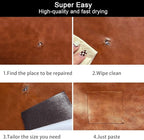 Leather Repair Patch Self-Adhesive Leather Patches for Furniture Couch Sofa Car Seats, PU Vinyl Leather Repair Tape Kit to Fix Office Chairs, Cabinets, Handbags (Brown, 3.9 X 78.7 inch)