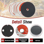 findmall 100 Pack 6" x.045 x7/8" Cut-Off Wheel - Metal and Stainless Steel Cutting Discs, Fir for Cutting Steel, Iron, Plastic, Stainless Steel, Etc